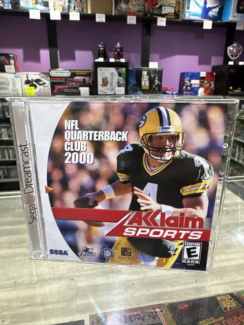 NFL Quarterback Club 2000 (Sega Dreamcast, 1999) CIB Complete Tested!