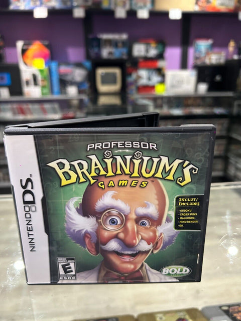 Professor Brainium's Games (Nintendo DS, 2008) CIB Complete Tested!