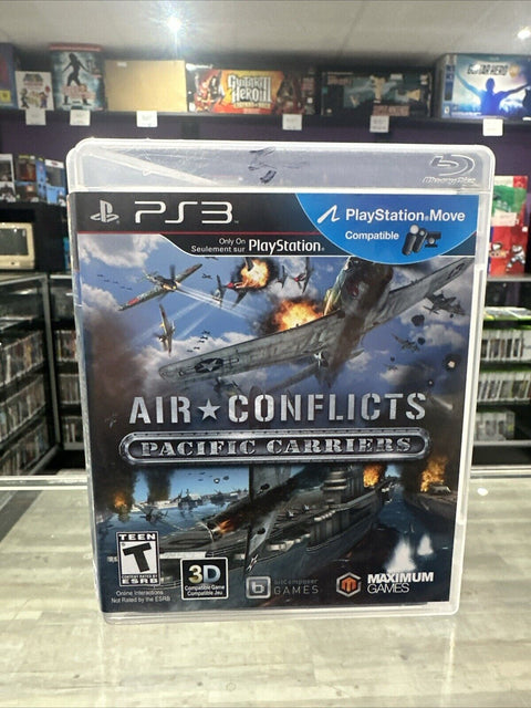 Air Conflicts: Pacific Carriers (Sony PlayStation 3, 2013) PS3 Complete CIB