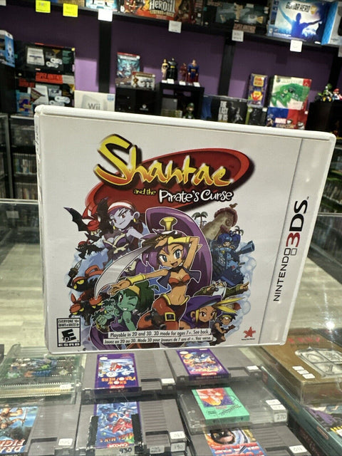 Shantae and the Pirate's Curse (Nintendo 3DS, 2016) Complete Tested!