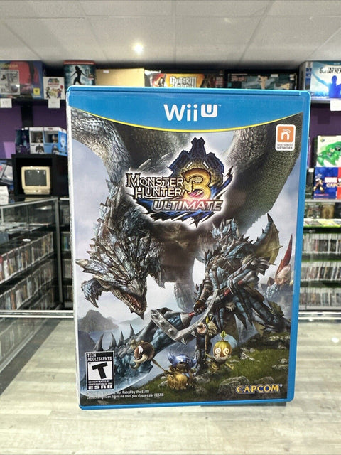 Monster Hunter 3 Ultimate (Nintendo Wii U, 2013) CIB Complete Tested!