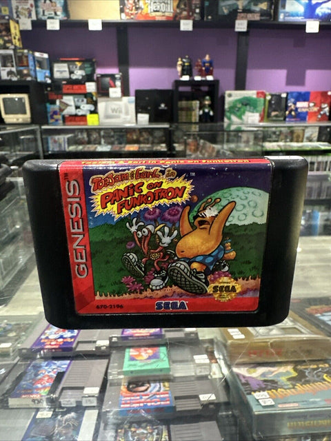 Toejam And Earl Panic On Funkotron Sega Genesis - Tested!