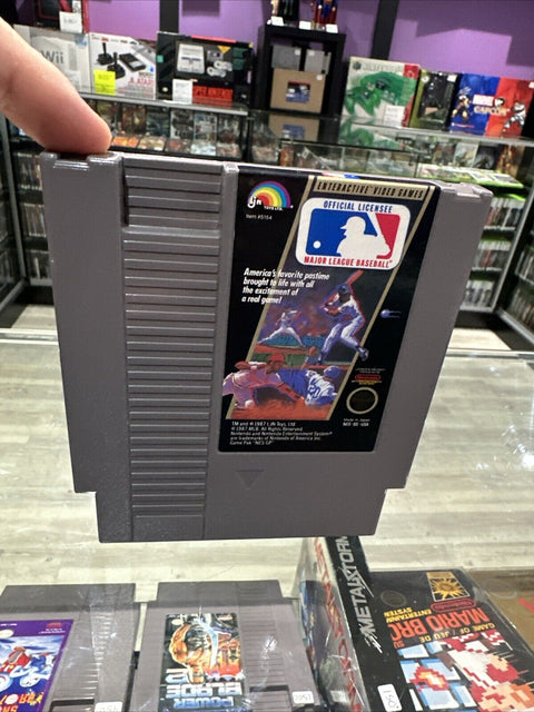 Major League Baseball (Nintendo Entertainment System,) NES CIB Complete Tested!