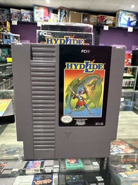 Hydlide (Nintendo Entertainment System, 1989) NES CIB Complete Tested!