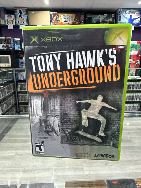 Tony Hawk's Underground (Microsoft Original Xbox) CIB Complete - Water Damage