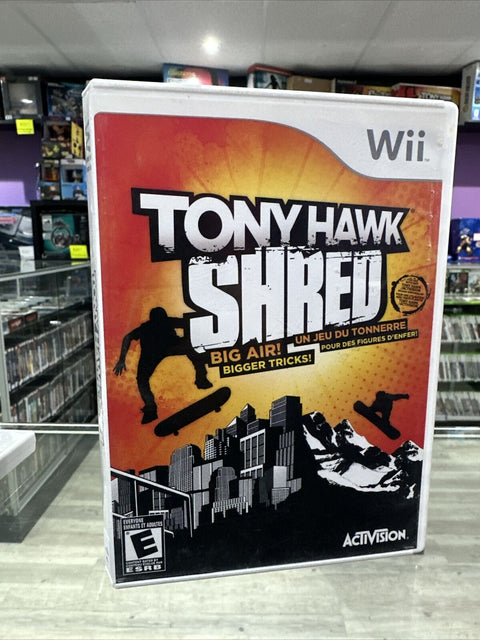 Tony Hawk: Shred (Nintendo Wii, 2010) CIB Complete Tested!