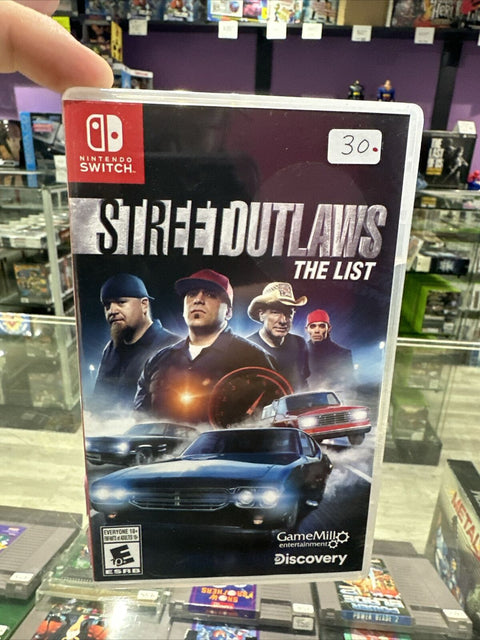 NEW! Street Outlaws: The List - Nintendo Switch Factory Sealed!