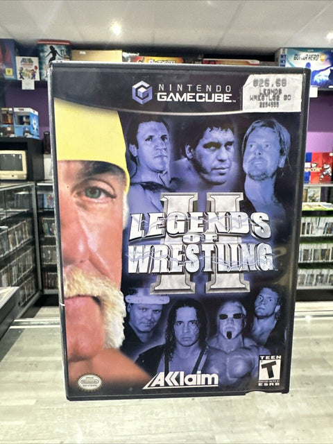 Legends of Wrestling II (Nintendo GameCube, 2002) No Manual - Tested!