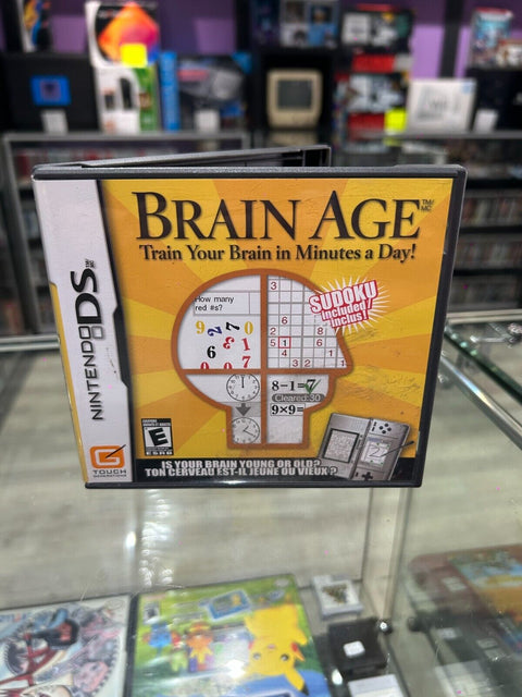 Brain Age: Train Your Brain in Minutes a Day (Nintendo DS) CIB Complete Tested!