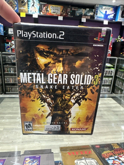 NEW! Metal Gear Solid 3: Snake Eater (Sony PlayStation 2, 2004) PS2 Sealed!