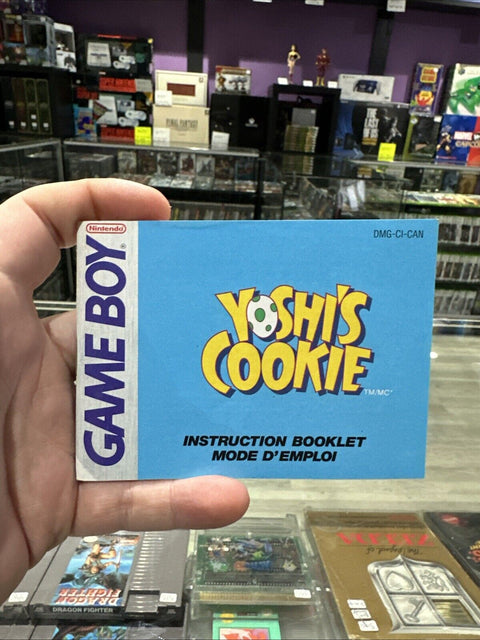 Yoshi's Cookie - Nintendo Game Boy - Instruction Manual Only **NO GAME!