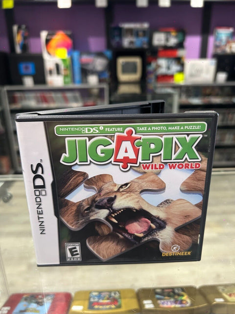 Jigapix: Wild World (Nintendo DS, 2009) CIB Complete Tested!