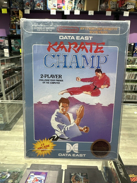 Karate Champ (Nintendo NES) CIB Complete Tested - 5-Screw