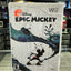 Disney’s Epic Mickey (Nintendo Wii) *Water Damage* CIB Complete Tested!