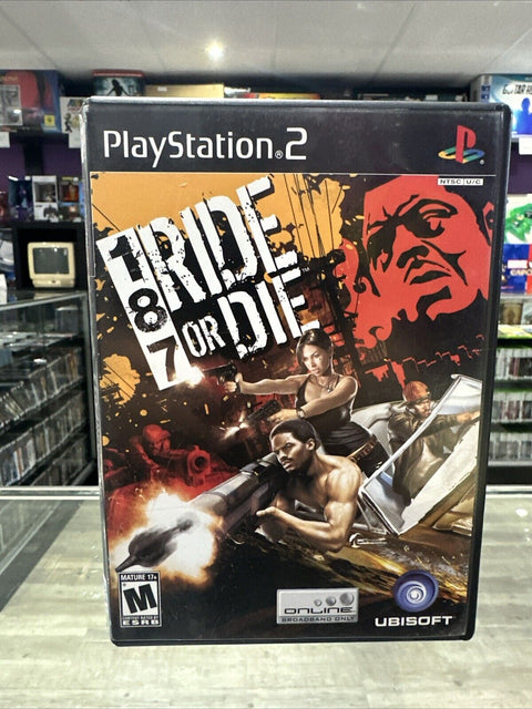 187: Ride or Die (Sony PlayStation 2, 2005) PS2 CIB Complete Tested!