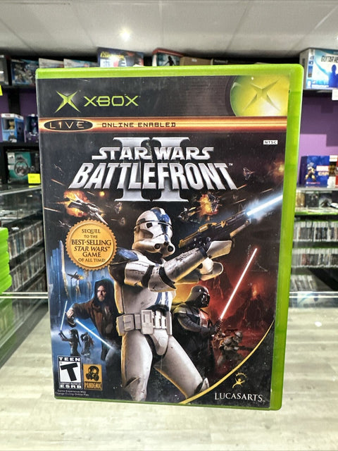 Star Wars: Battlefront II (Microsoft Original Xbox, 2005) No Manual Tested!