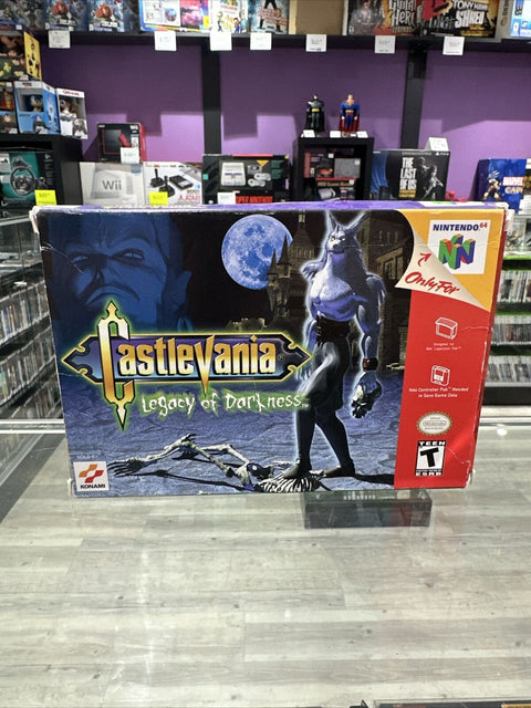 Castlevania: Legacy of Darkness (Nintendo 64, 1999) N64 CIB Complete - Tested!