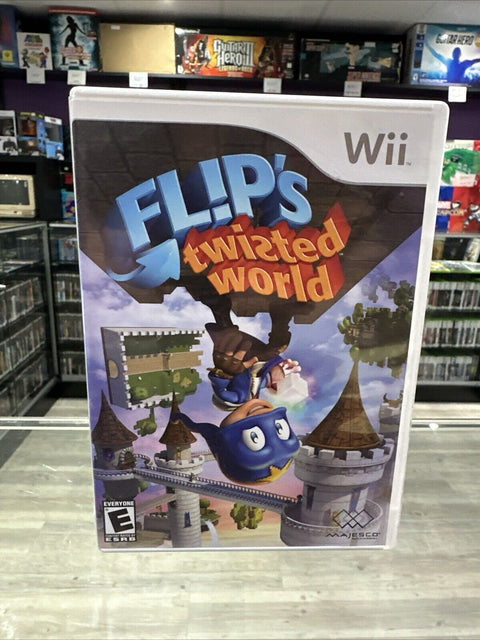 Flip's Twisted World (Nintendo Wii, 2010) CIB Complete Tested!