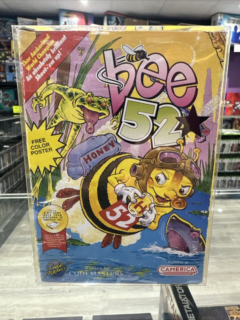 Bee 52 (Nintendo Entertainment System, 1992) NES CIB Complete Tested!