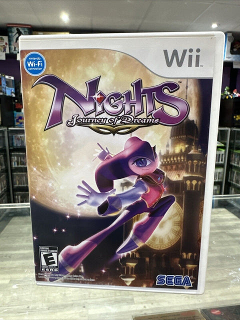 NiGHTS: Journey of Dreams (Nintendo Wii, 2007) CIB Complete TESTED