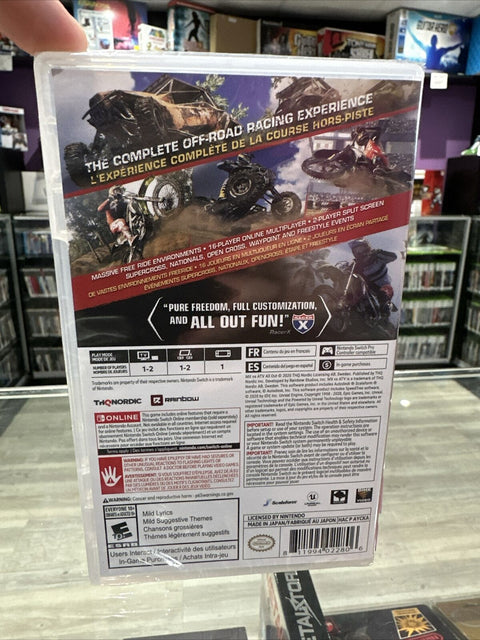 NEW! Mx Vs Atv All Out - Nintendo Switch Factory Sealed!