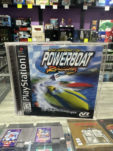 VR Sports Powerboat Racing (Sony PlayStation 1, 1998) PS1 CIB Complete Tested!