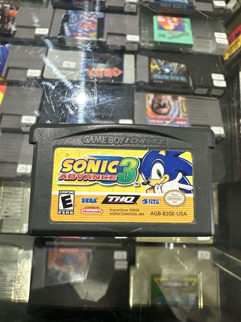 Sonic Advance 3 (Nintendo Game Boy Advance, 2004) GBA Tested!