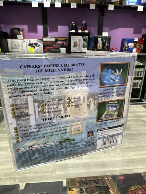 Caesars Palace 2000: Millennium Gold Edition (Sega Dreamcast, 2000) Complete