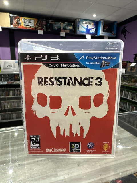 Resistance 3 (Sony PlayStation 3, 2011) PS3 - Complete CIB - TESTED