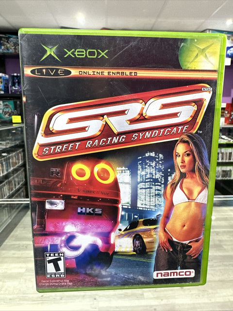 SRS: Street Racing Syndicate (Microsoft Original Xbox, 2004) No Manual Tested!