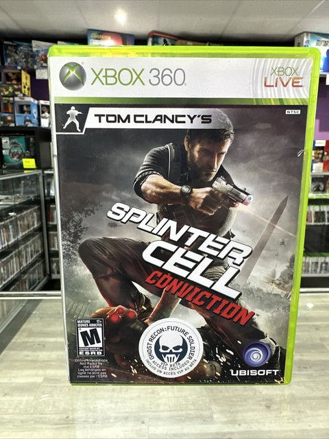 Tom Clancy's Splinter Cell: Conviction (Microsoft Xbox 360, 2010) Complete
