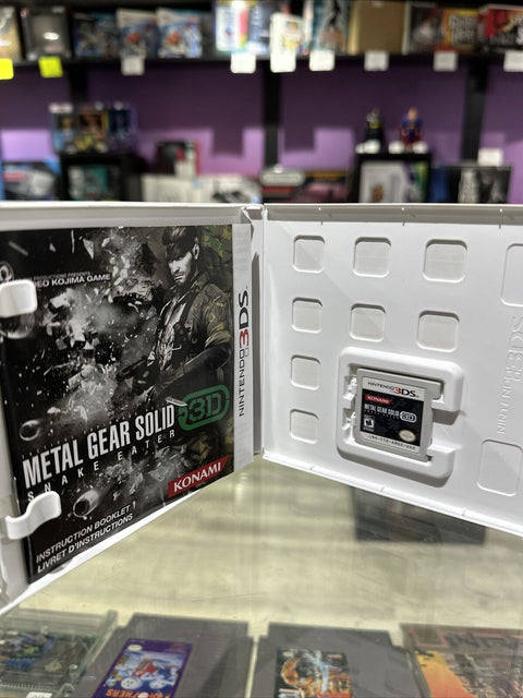 Metal Gear Solid Snake Eater 3D Nintendo 3DS - CIB Complete - Tested