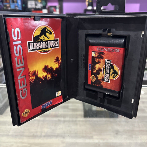 Jurassic Park (Sega Genesis, 1993) CIB Complete Tested!