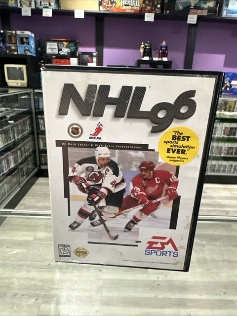 NHL 96 (Sega Genesis, 1995) No Manual - Tested!