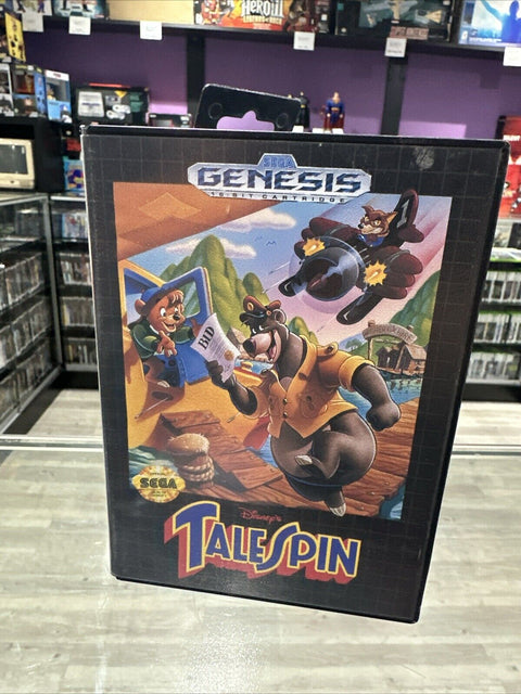 Disney's TaleSpin (Sega Genesis, 1992) CIB Complete Tested!