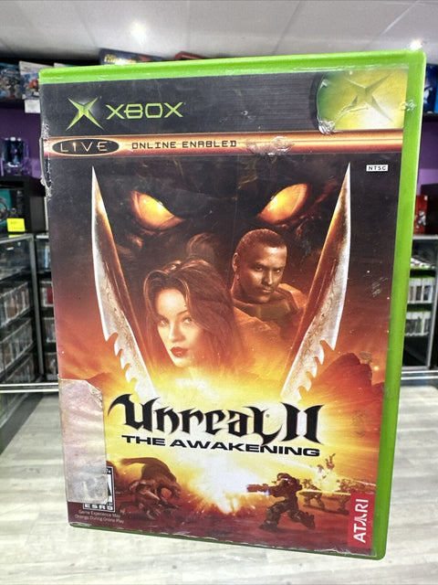 Unreal II: The Awakening (Microsoft Original Xbox, 2004) Complete Tested!