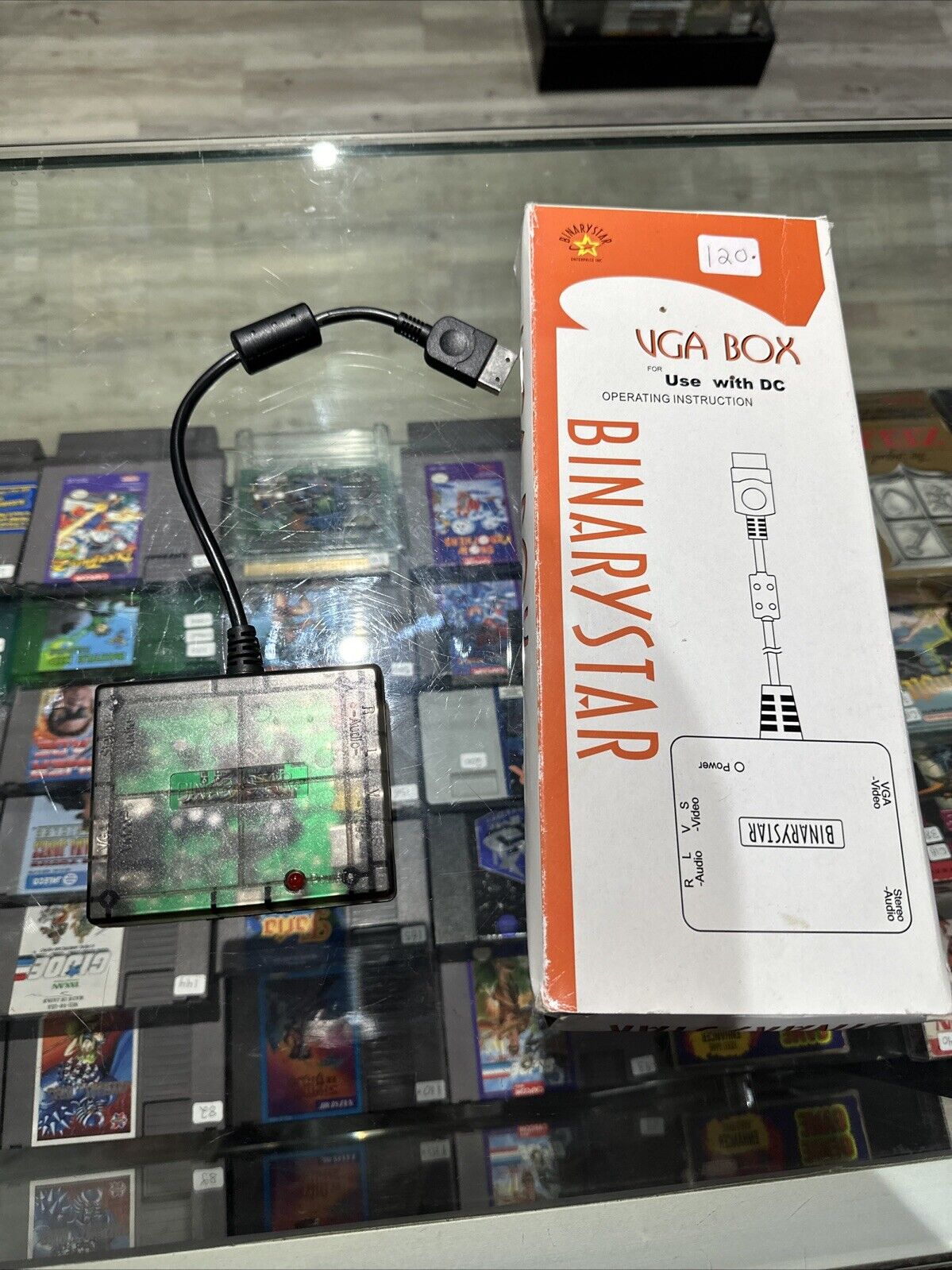 Sega Dreamcast VGA Composite RCA S Video Box Adaptor BINARY STAR TESTE moonshinegaming