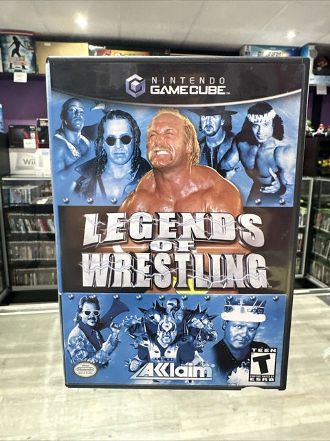 Legends of Wrestling (Nintendo GameCube, 2002) CIB Complete Tested!