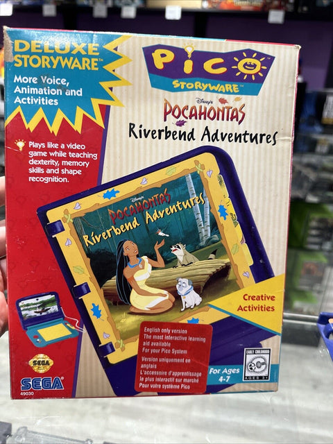 Pocahontas Riverbend Adventure - Sega Pico - CIB Complete Tested!