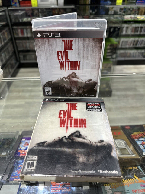 The Evil Within (Sony PlayStation 3, PS3) Complete w/ Slip Cover - Tested!