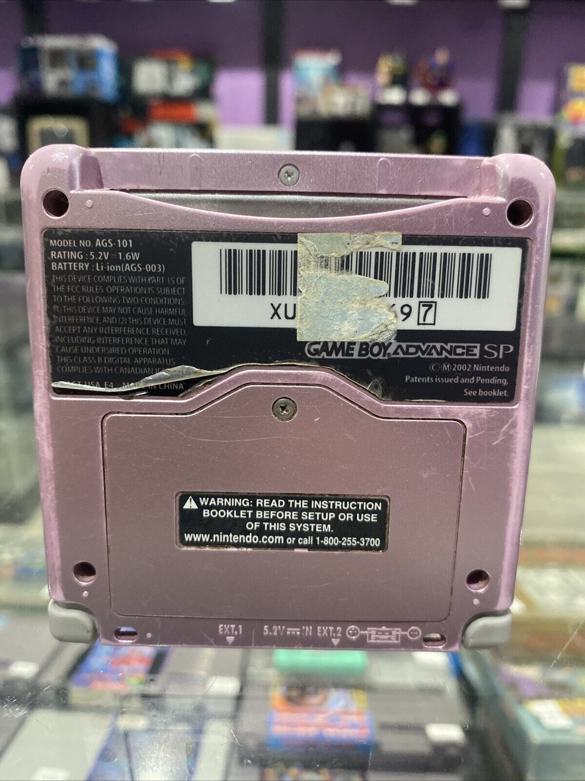 Gameboy Advance SP Model 101 Pearl Pink (OPEN TO hotsell OFFERS)