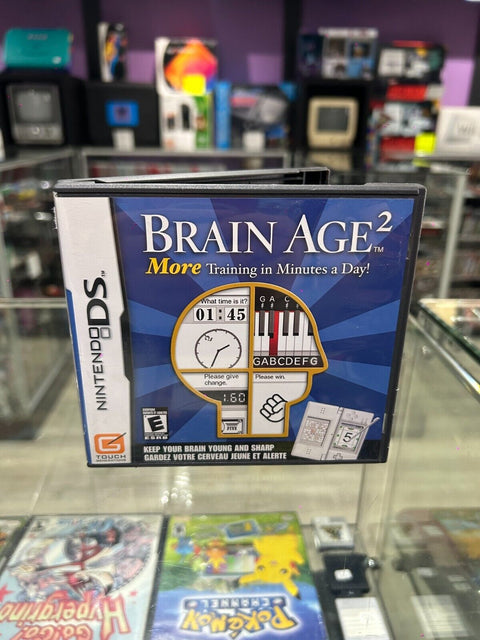 Brain Age 2: More Training in Minutes a Day (Nintendo DS) CIB Complete Tested!