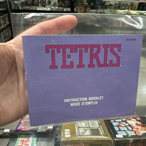 *Manual Only* Tetris Nintendo NES - Instruction Booklet