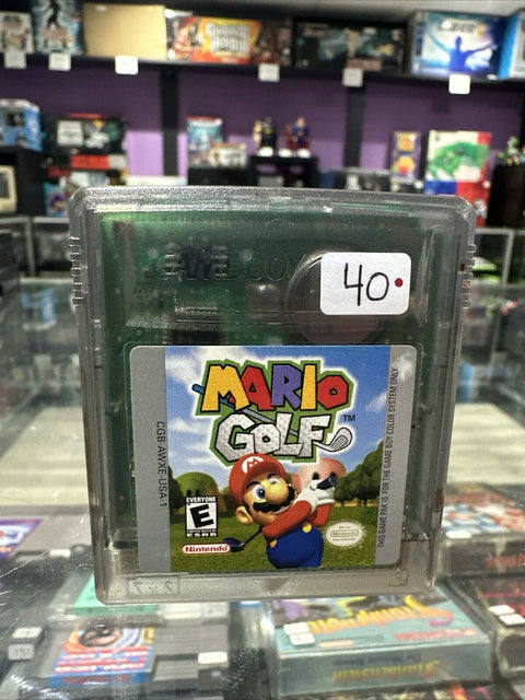 Mario Golf (Nintendo Game Boy Color, 1999) GBC Tested!