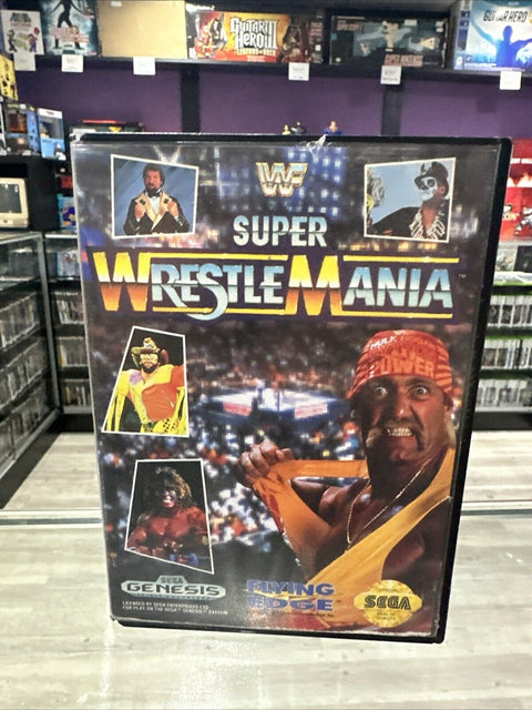 WWF Super WrestleMania (Sega Genesis, 1992) No Manual Tested!