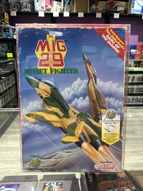 MiG 29: Soviet Fighter (Nintendo Entertainment System, 1992) NES In Box Tested!