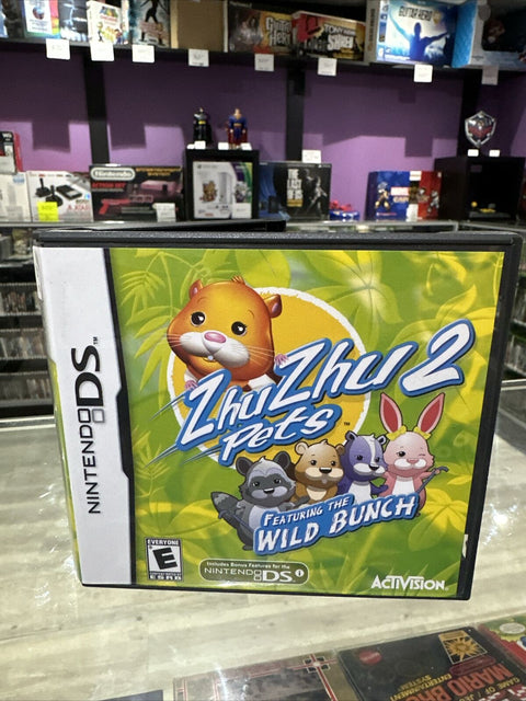 Zhu Zhu Pets 2: Featuring the Wild Bunch (Nintendo DS, 2010) Complete