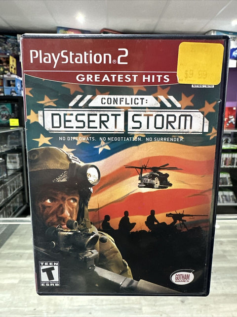 Conflict: Desert Storm (Sony PlayStation 2, 2002) PS2 CIB Complete Tested!