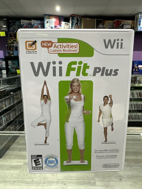 Wii Fit Plus (Nintendo Wii, 2009) CIB Complete Tested!