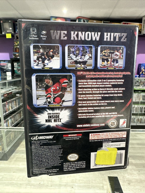 NHL Hitz 20-02 (Nintendo GameCube, 2001) 2002 CIB Complete Tested!